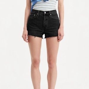Levi’s 501 high rise jean shorts